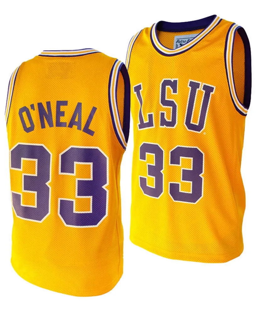 Men's Mitchell & Ness Shaquille O'Neal Gold LSU Tigers 1990/91