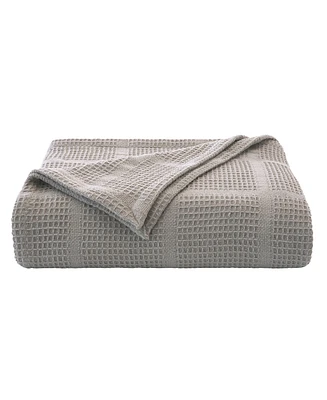 Kenneth Cole New York Essentials Waffle Grid Blanket