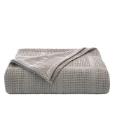 Kenneth Cole New York Essentials Waffle Grid Blanket