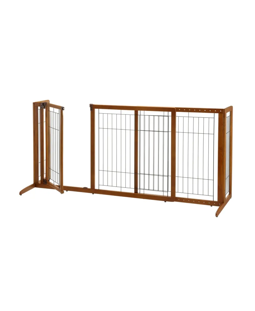 Richell Deluxe Freestanding Pet Gate - Medium