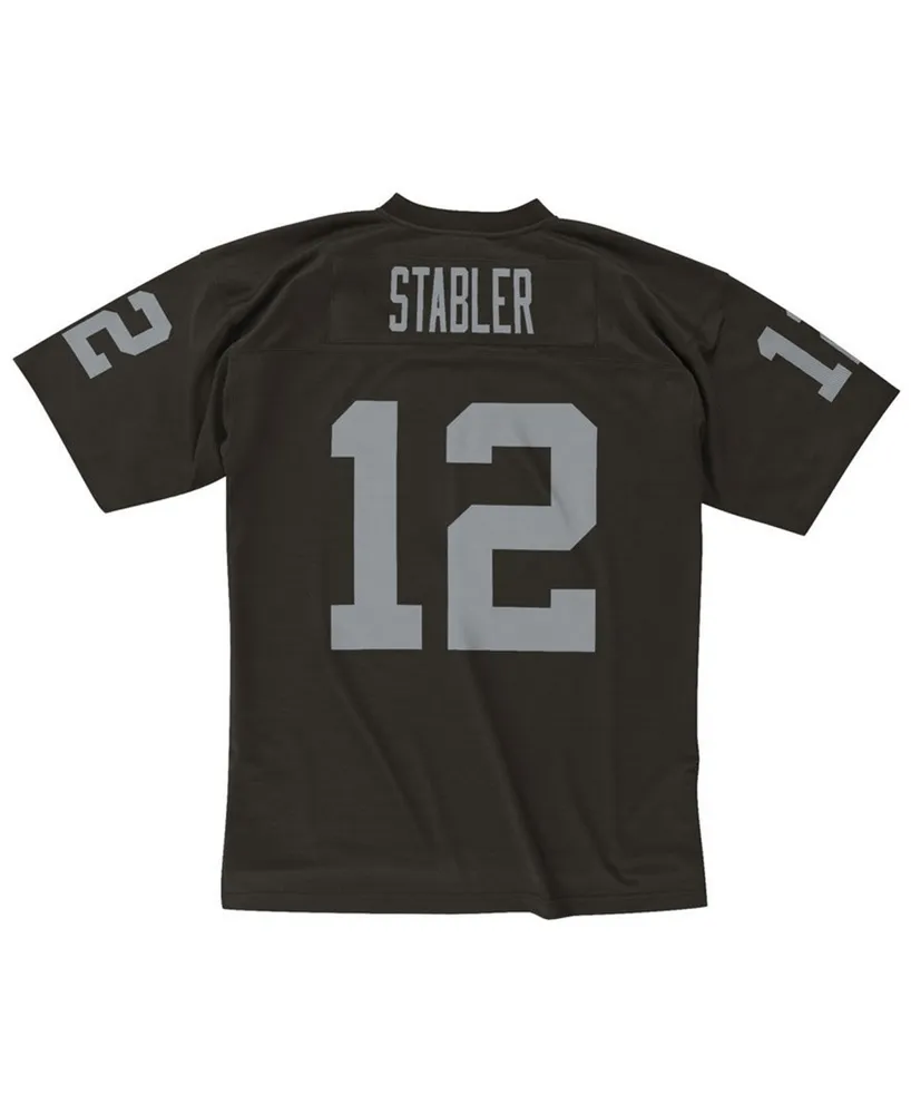 Men's Mitchell & Ness Ken Stabler Black Las Vegas Raiders Legacy Replica Jersey