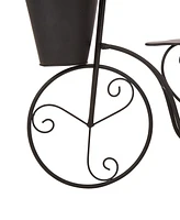 Glitzhome Metal Bicycle Planter