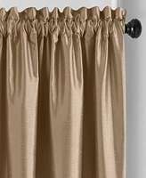 Elrene Home Fashions Colette Faux Silk Blackout Window Curtain