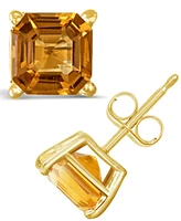 Garnet (2-1/2 ct. t.w.) Stud Earrings 14K Yellow Gold (Also Peridot & Citrine)