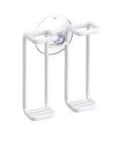 Tower Suction Cup Mounted Toothbrush Holder