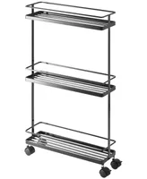 Yamazaki Home Tower Rolling Kitchen Storage Cart