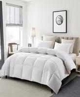 Serta White Goose Feather & Down Fiber All Season Comforter