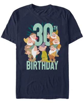Fifth Sun Men's Dwarves Thirty Birthday Short Sleeve Crew T-shirt