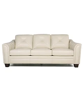 Jaira Tufted Leather Sofa