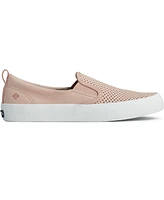 Women's Crest Twin Gore Perforated Slip On Sneakers, Created for Macy's
