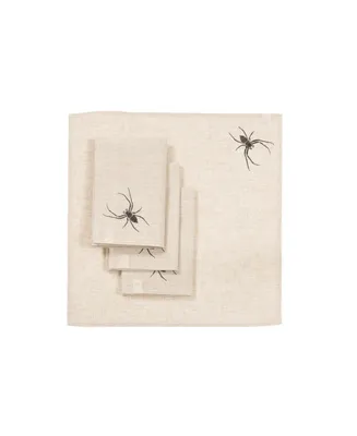 Manor Luxe Halloween Creepy Spiders Napkins - Set of 4