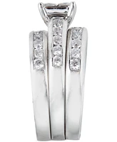 Diamond 3-Pc. Bridal Set (2-1/10 ct. t.w.) in 14k White Gold