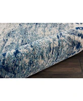 Long Street Looms Samuel SAM16 Ivory 2'2" x 7'6" Runner Rug