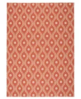 Long Street Looms Backyard BAC085 Rust 7'9" x 10'10" Outdoor Area Rug