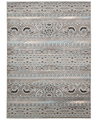 Long Street Looms Fate FAT03 Taupe 5'3" x 7'4" Area Rug