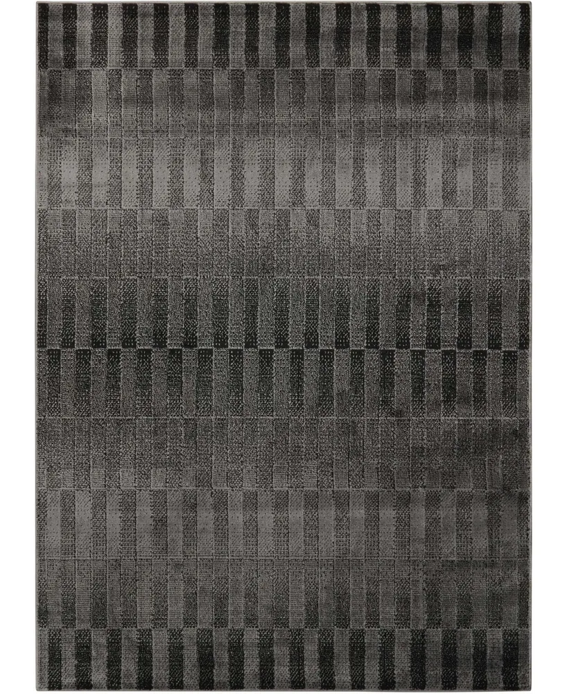 Long Street Looms Atilier ATI05 Onyx 7'10" x 10'6" Area Rug