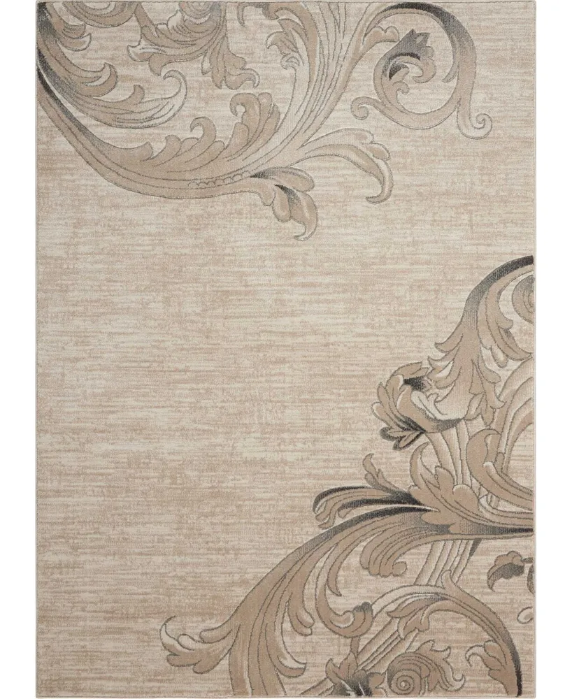 Long Street Looms Samuel SAM05 Mocha 7'10" x 10'6" Area Rug