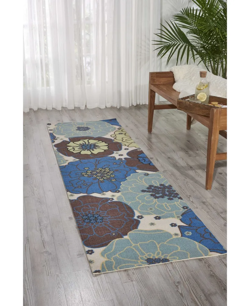 Long Street Looms Backyard BAC021 2'3" x 8' Runner Rug