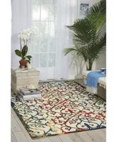 Long Street Looms Backyard BAC093 Multi 7'9" x 10'10" Outdoor Area Rug