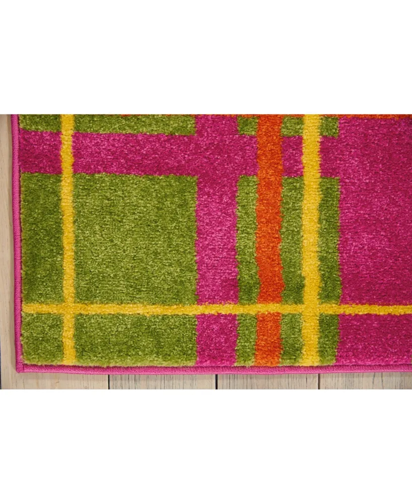 Long Street Looms Riverdale RIV01 Pink 5'3" x 7'3" Area Rug