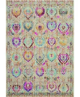 Long Street Looms Era Tabriz ERA04 Ivory 4' x 6' Area Rug