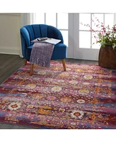 Long Street Looms Era Tabriz ERA03 Red, Multi 5'3" x 7'10" Area Rug