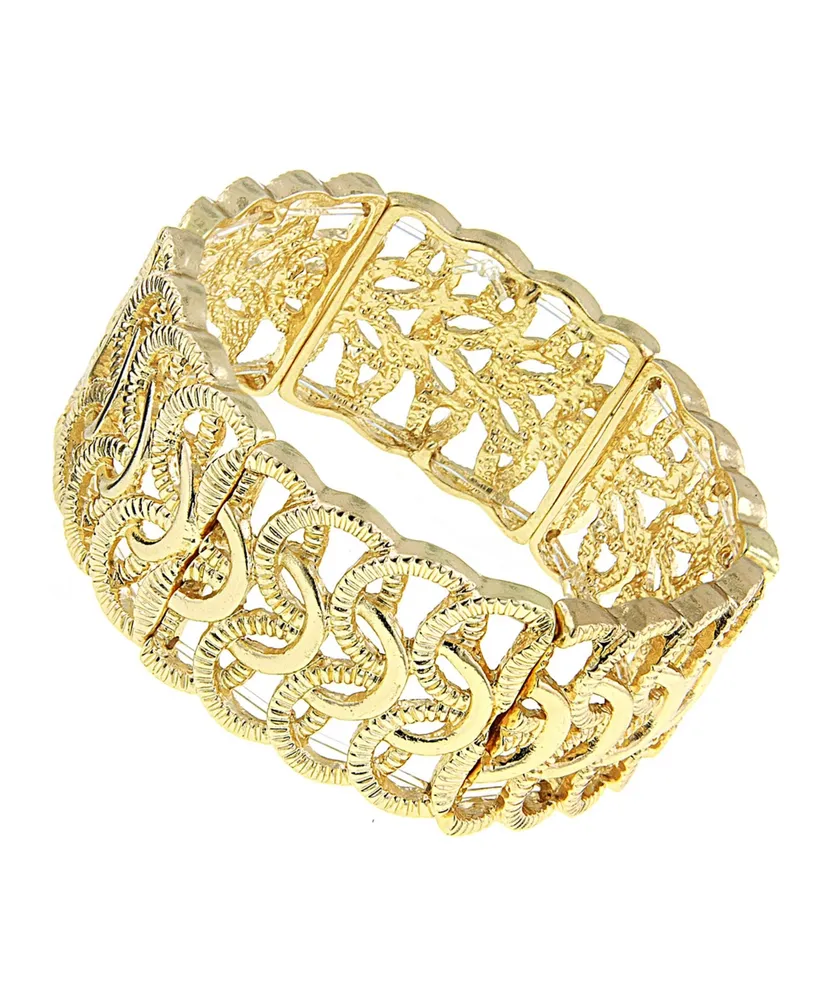 2028 Woven Loop Stretch Bracelet