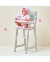 Olivia's Little World Polka Dots Princess Baby Doll High Chair