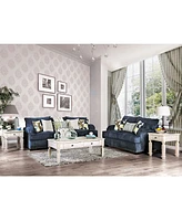 Furniture of America Coriana Upholstered Love Seat