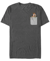 Fifth Sun Toy Story Men's Woody Faux Pocket Short Sleeve T-Shirt