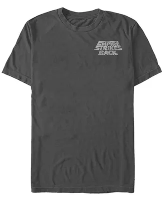 Fifth Sun Star Wars Men's The Empire Strikes Back Slanted Text Logo Short Sleeve T-Shirt