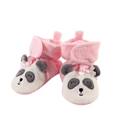 Hudson Baby Baby Girls Cozy Fleece Booties Panda