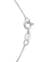 Mint Quartz (6-1/4 ct. t.w.) & White Topaz (1/20 ct. t.w.) 18" Pendant Necklace in Sterling Silver