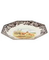 Spode Woodland Deer Octagonal Platter