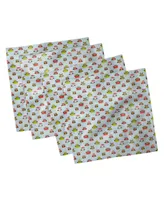 Ambesonne Owls Set of 4 Napkins