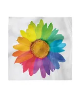 Ambesonne Flower Set of 4 Napkins