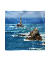 Ambesonne Lighthouse Set of 4 Napkins, 18" x 18"