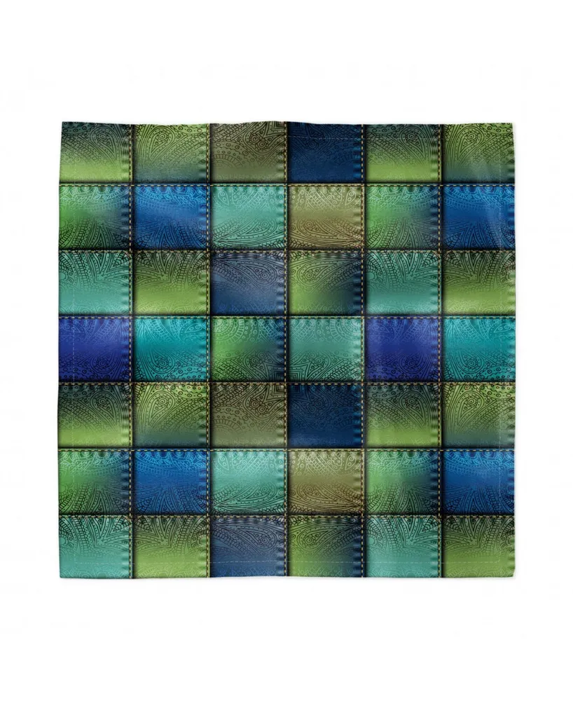 Ambesonne Colorful Set of 4 Napkins