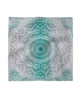 Ambesonne Mandala Form Set of 4 Napkins, 18" x 18"