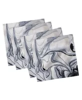 Ambesonne Marble Set of 4 Napkins