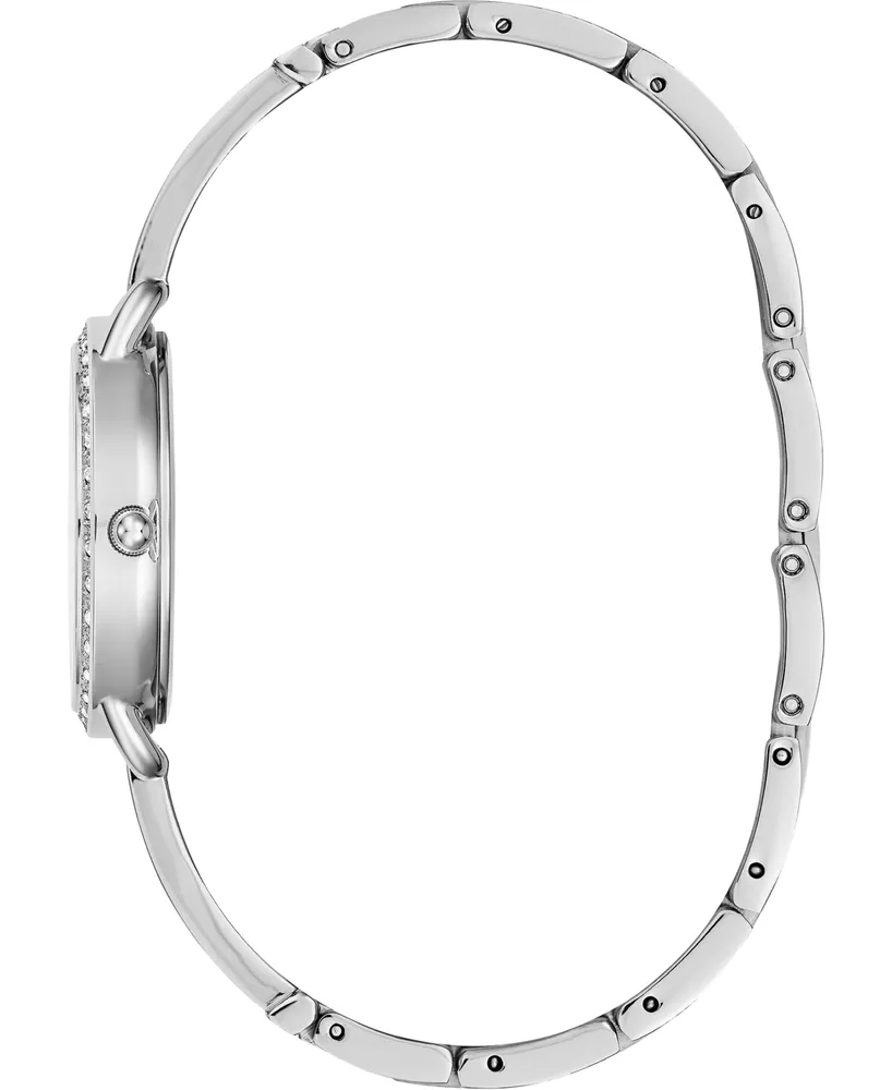 Guess Women's Stainless Steel Semi-Bangle Bracelet Watch 30mm