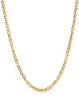 18" Bismark Link Chain Necklace (1-1/2mm) in 14k Gold