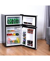 Refrigerator Small Freezer Cooler Fridge Compact 3.2 cu ft. Unit