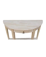 International Concepts Half Moon Console Table