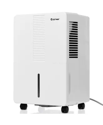 Costway 24 Pints 1500 Sq. Ft Dehumidifier For Medium To Large Room w/ Indicator