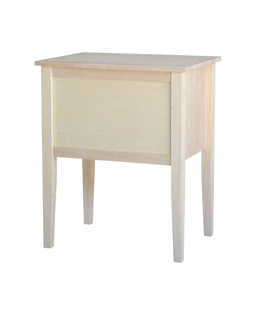 International Concepts Accent Table with Drawers