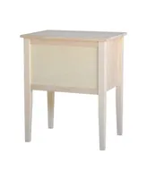 International Concepts Accent Table with Drawers