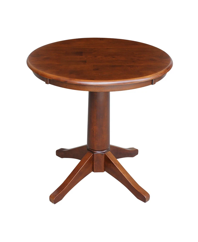 International Concepts 30" Round Top Pedestal Table