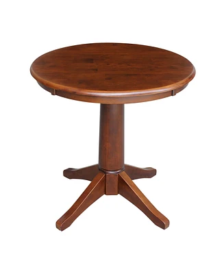 International Concepts 30" Round Top Pedestal Table