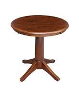 International Concepts 30" Round Top Pedestal Table